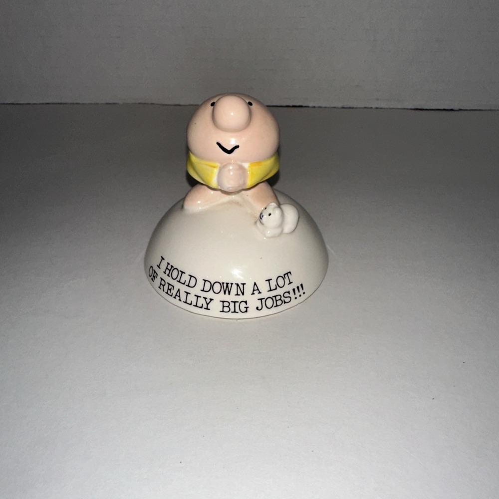 VINTAGE 1980 Ziggy & Fuzz Desk Paperweight Decoration Designers Collection